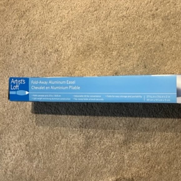 Artist's Loft Fold-Away Aluminum Lightweight Easel Holds Canvases Up to 20" - Picture 6 of 9